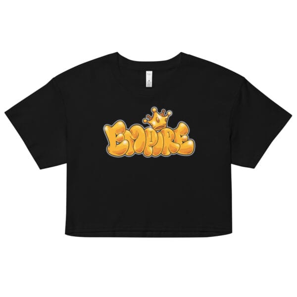 Ladies EMPIRE Graffiti crop top