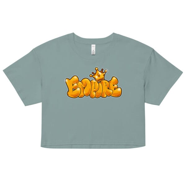 Ladies EMPIRE Graffiti crop top - Image 3